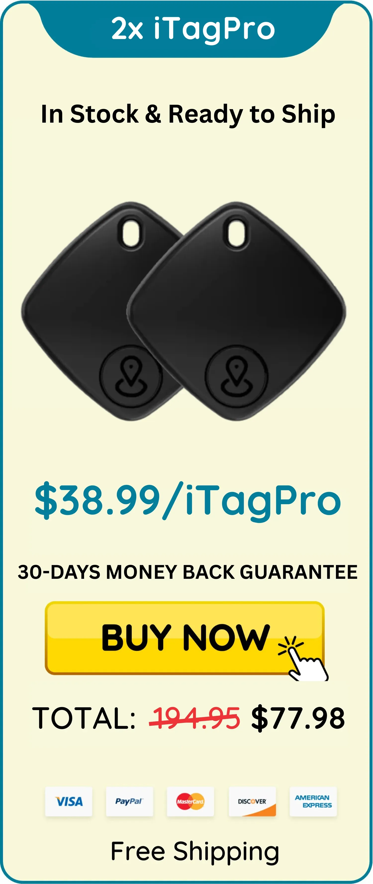 order iTagPro Tracker